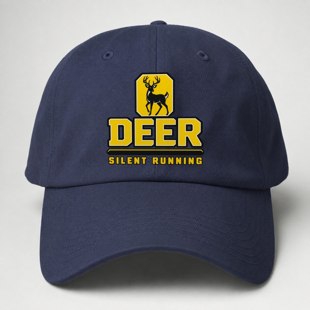 Deer Silent Running Heavy Duty Baseball Cap – Twilight Navy