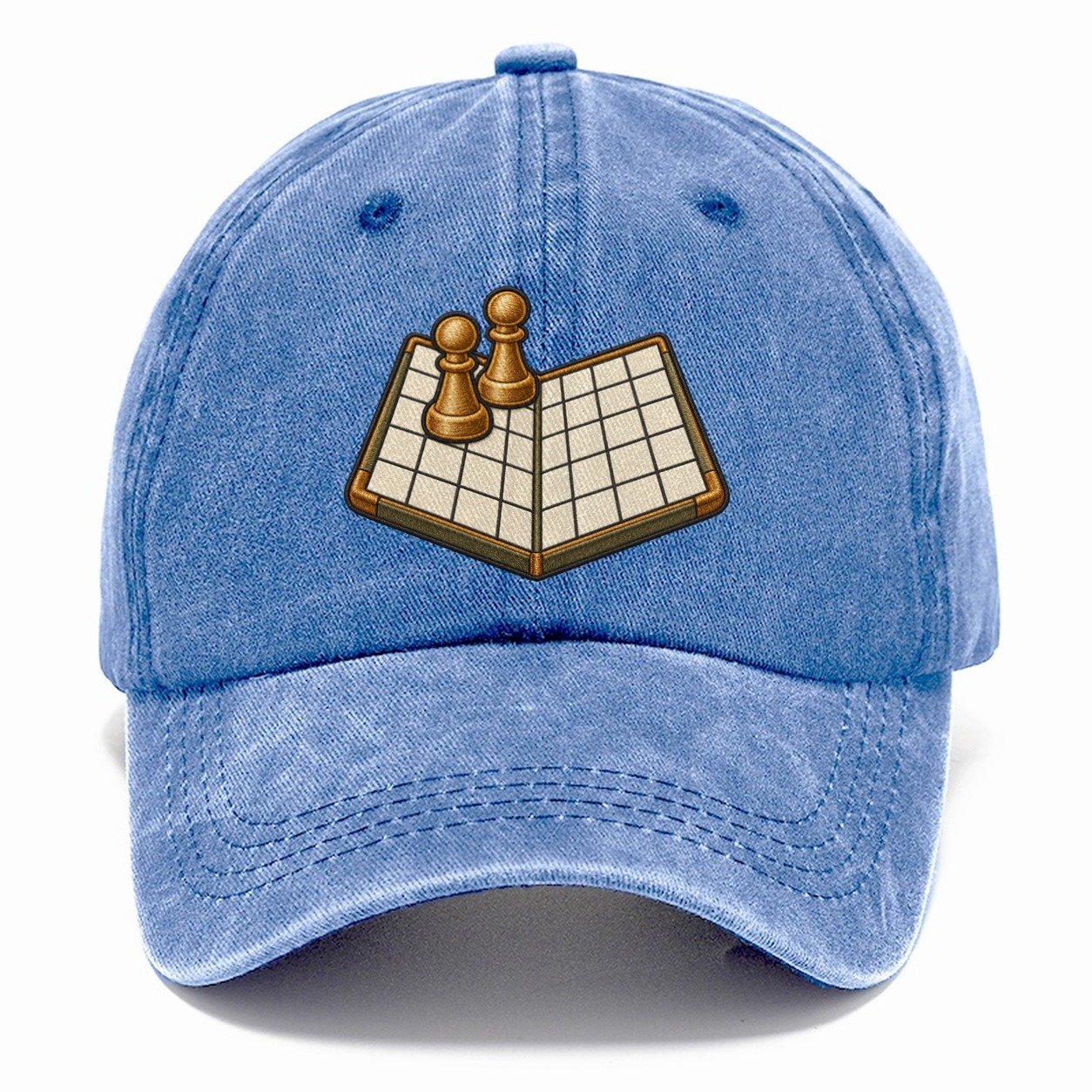 Open Folded Board With Two Pawns Board Games Classic Cap – Summer Sky