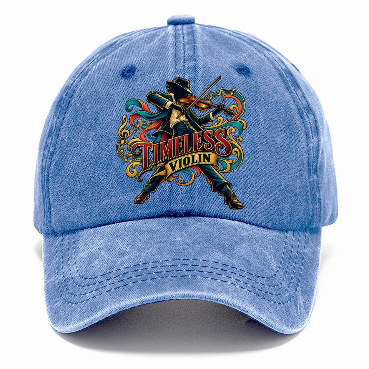 Timeless Violin Music Instruments Classic Cap – Summer Sky