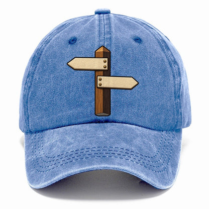 Trail Junction Post Geocaching Classic Cap – Summer Sky