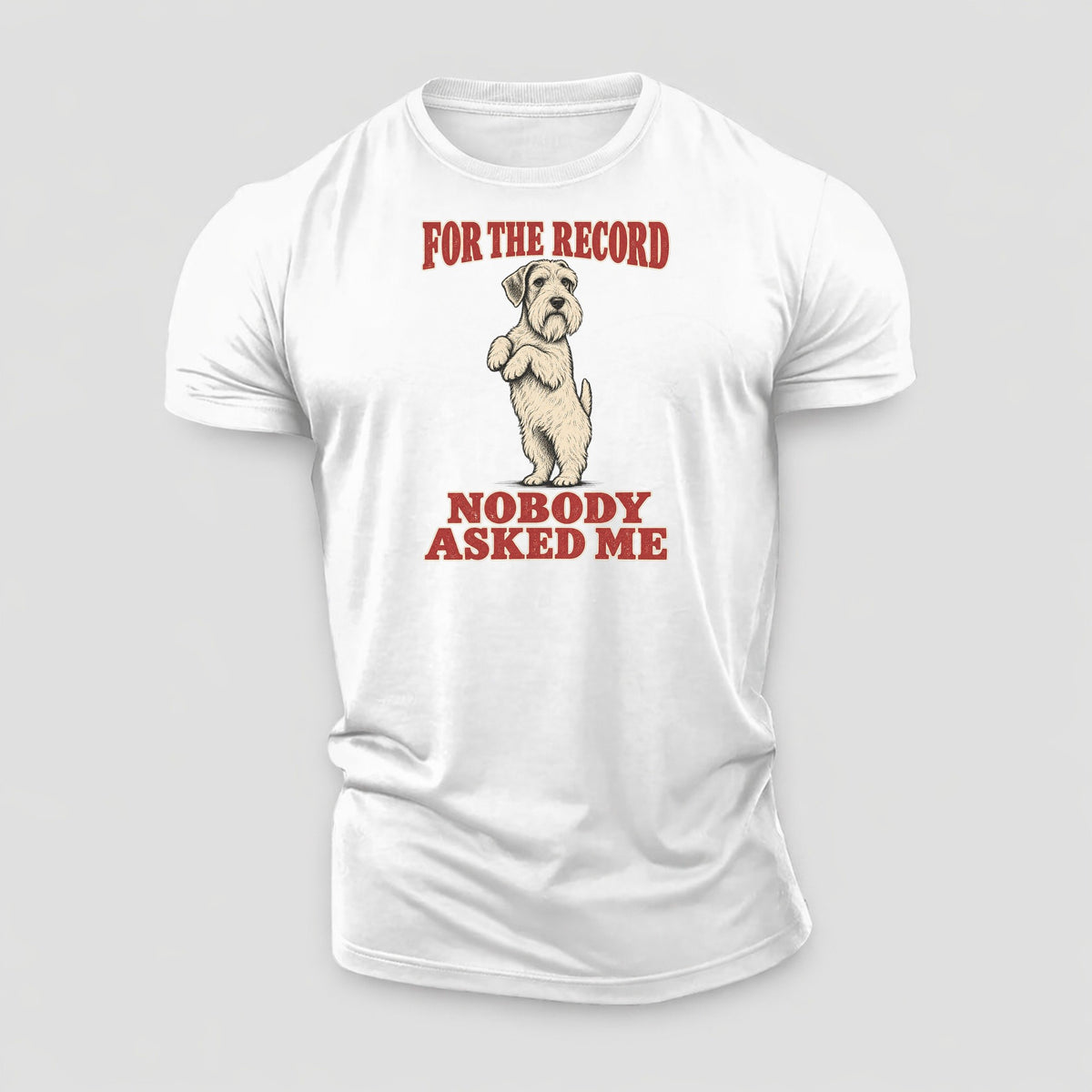 Sealyham Terrier Dog Declarations Cotton T-Shirt – White