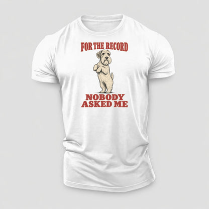 Sealyham Terrier Dog Declarations Cotton T-Shirt – White