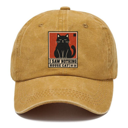 I Saw Nothing Neko Says No Classic Cap – Golden Harvest