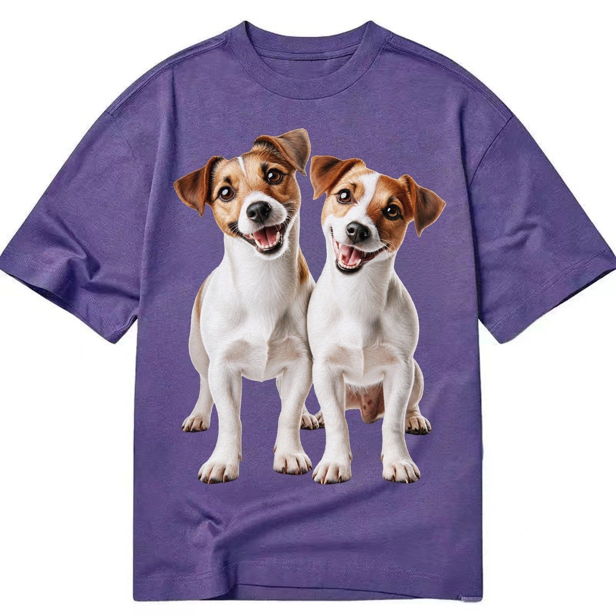Two Jack Russels Classic T-shirt – Purple