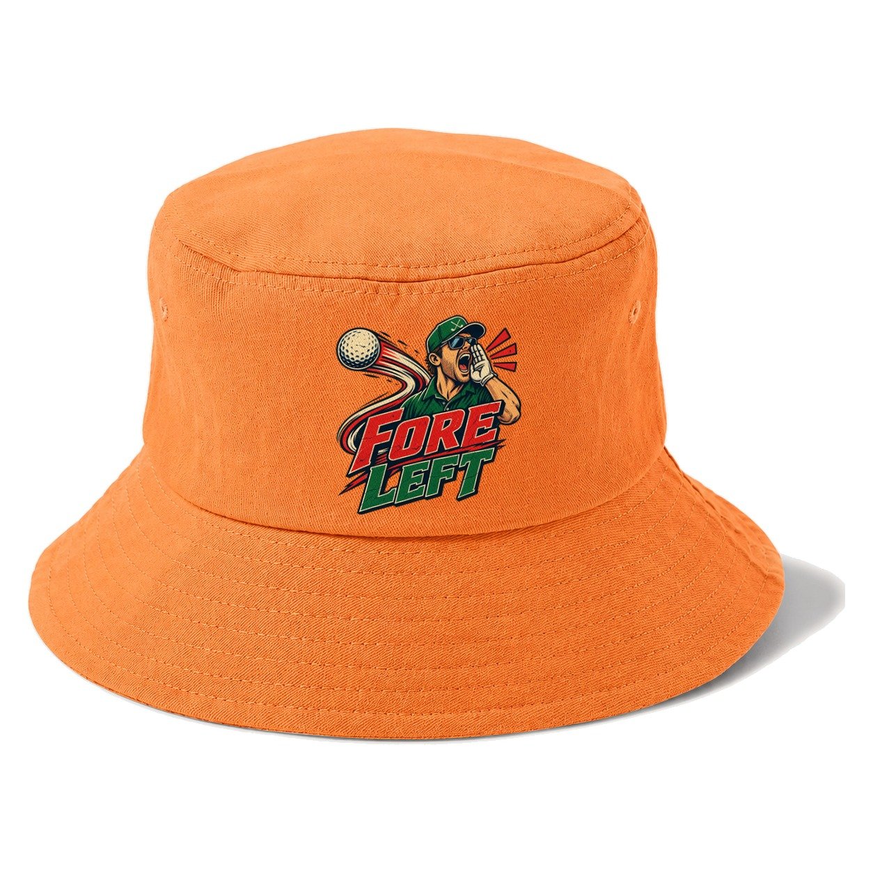 Fore Left Golf Life Bucket Hat – Terracotta Clay