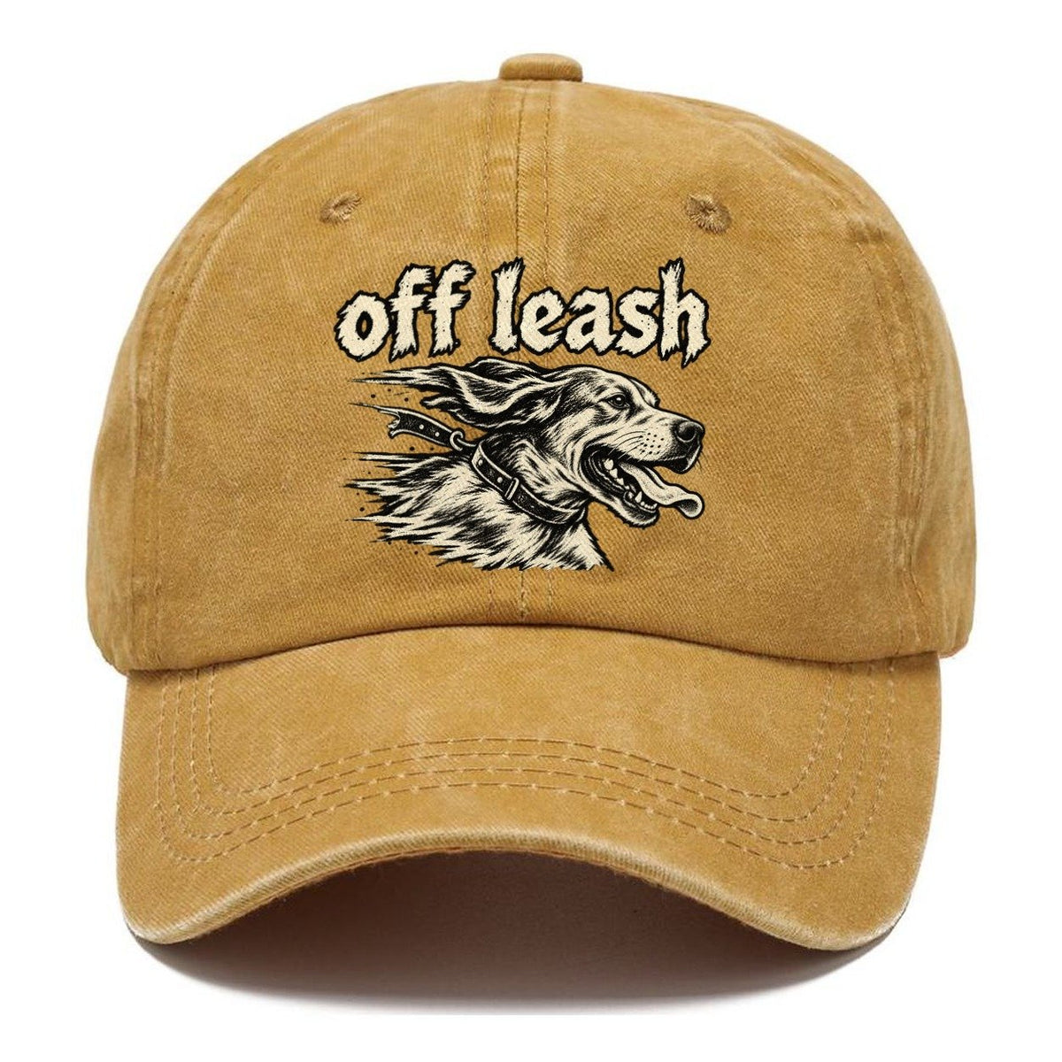 A Sprinting Hound S Head And Shoulders In Profile Bark For Me Classic Cap – Golden Harvest
