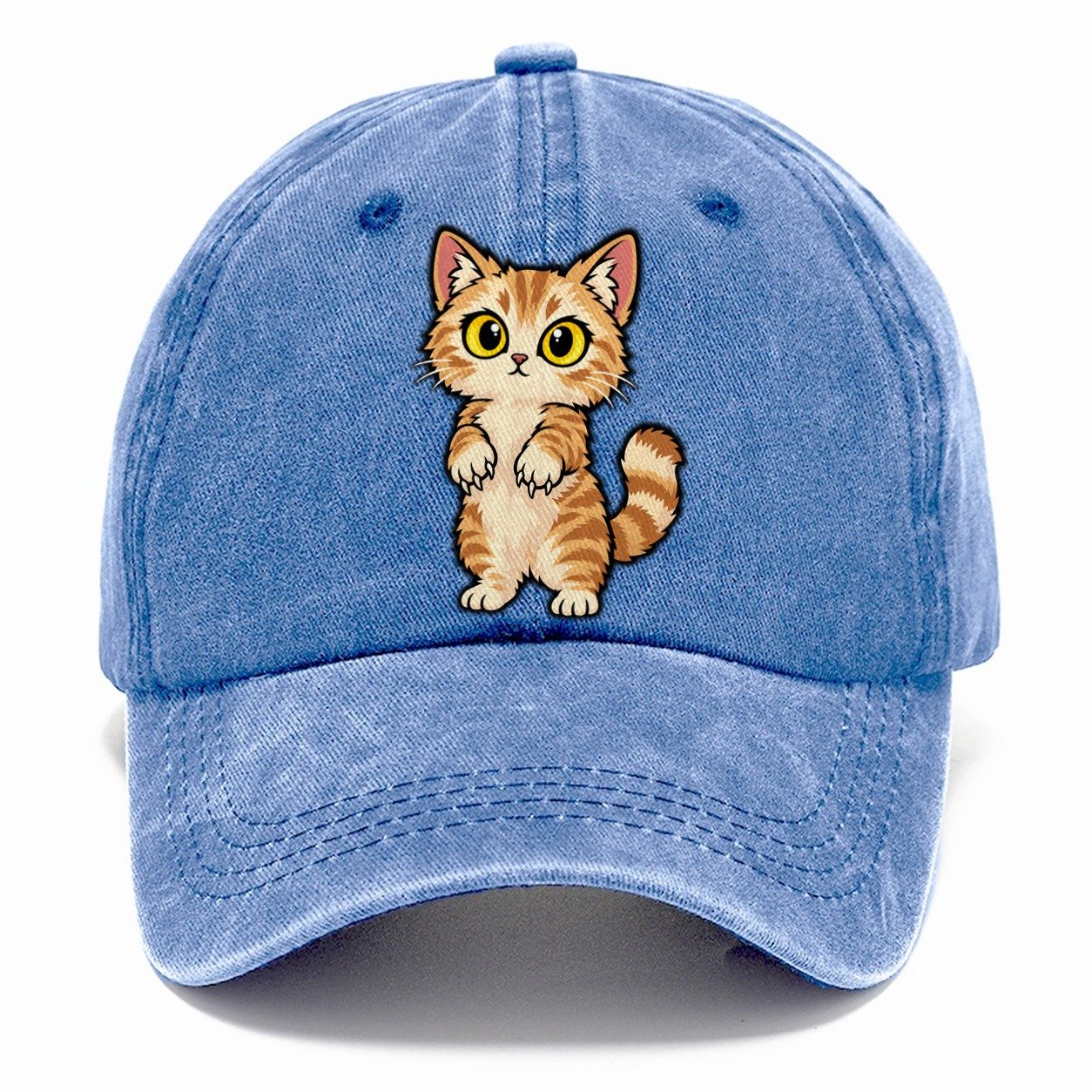 Munchkin Standing Up Peeking Cats Classic Cap – Summer Sky