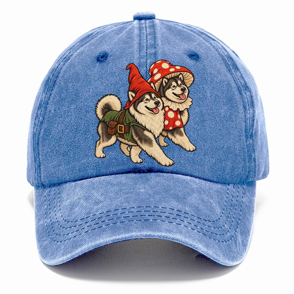 2 Alaskan Malamutes In Halloween Costumes Hdp 49 Parade Lineup Halloween Dog Parade Classic Cap – Summer Sky