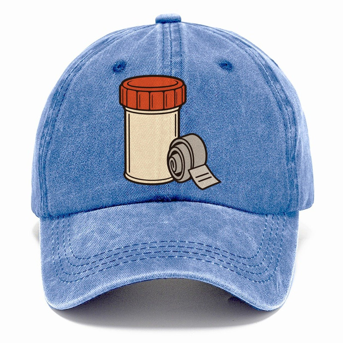 Micro Tube And Log Roll Geocaching Classic Cap – Summer Sky