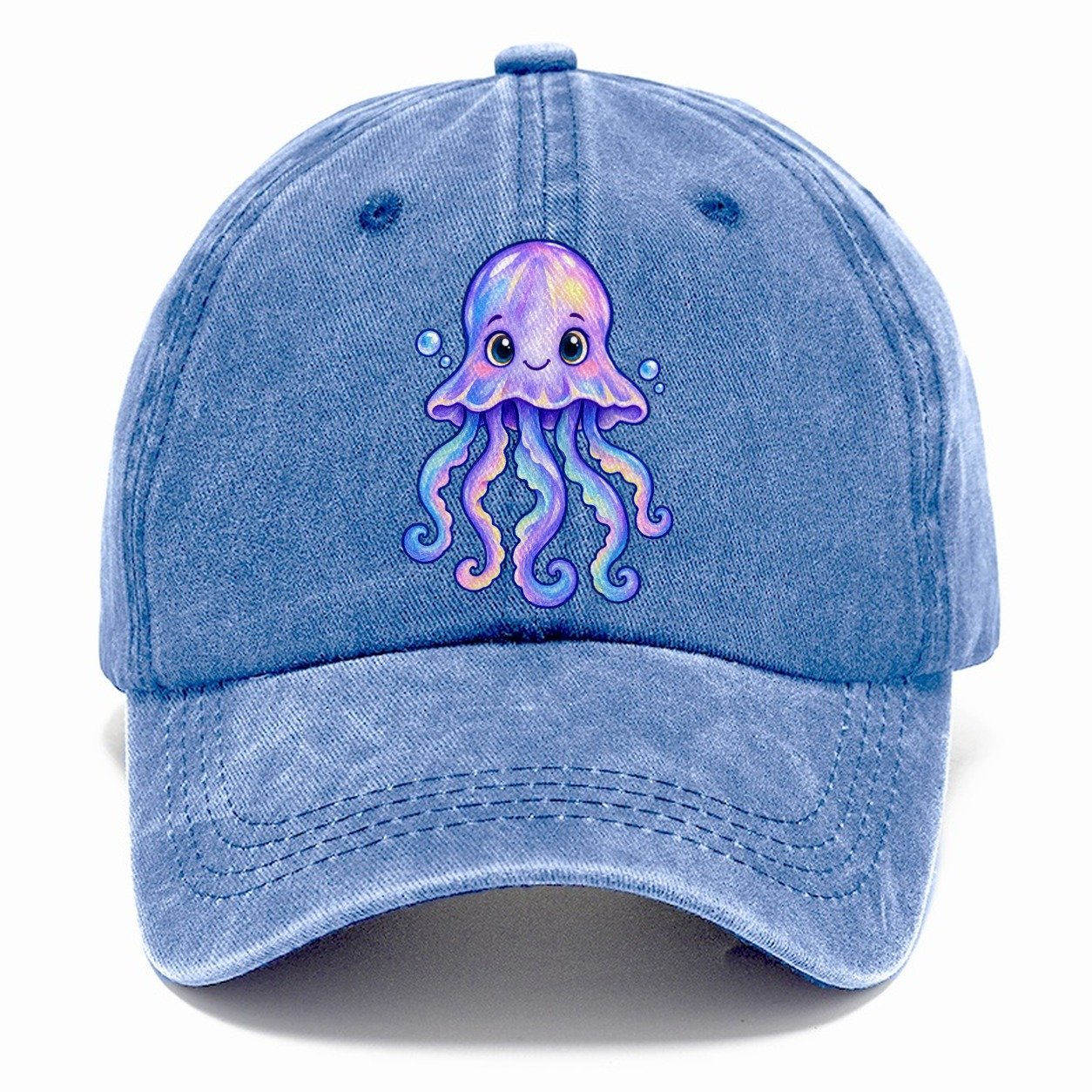 Jellyfish Front Glow Sea Sprite Classic Cap – Summer Sky