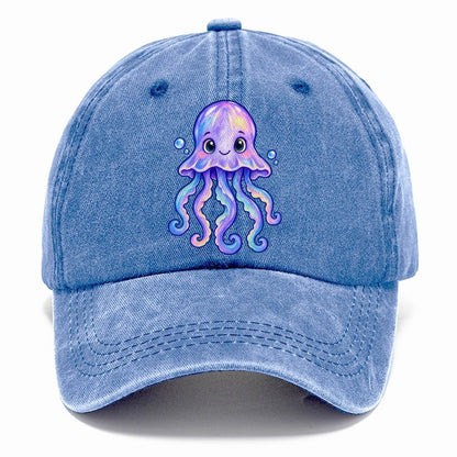 Jellyfish Front Glow Sea Sprite Classic Cap – Summer Sky