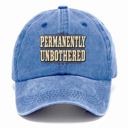 Permanently Unbothered American Wit Classic Cap – Summer Sky