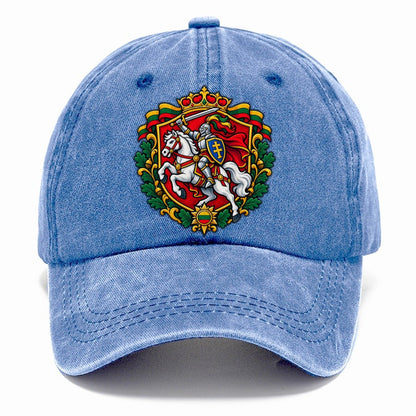 Lithuania Heraldic Crest Country Logos Classic Cap – Summer Sky