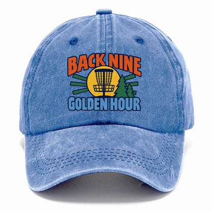 Back Nine Golden Hour Disc Golf Classic Cap – Summer Sky