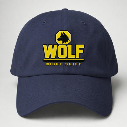 Wolf Night Shift Heavy Duty Baseball Cap – Twilight Navy
