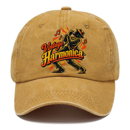 Woodcut Harmonica Classic Cap – Golden Harvest
