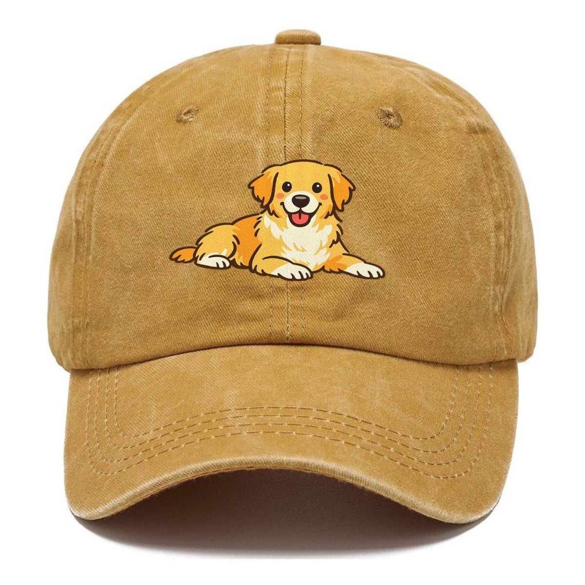 Smiling Golden Retriever Puppy Classic Cap – Golden Harvest