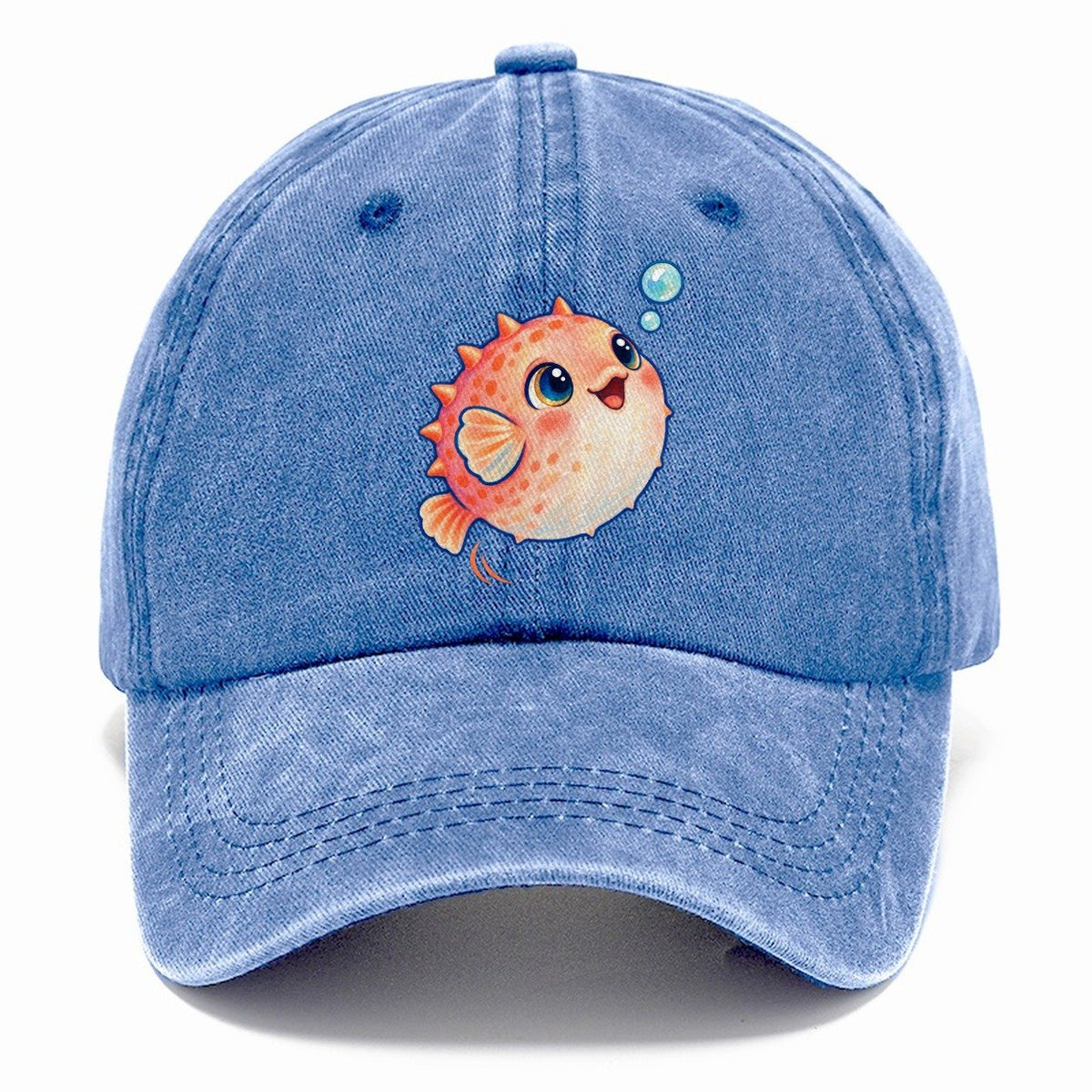 Pufferfish Bubble Bounce Sea Sprite Classic Cap – Summer Sky