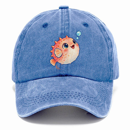 Pufferfish Bubble Bounce Sea Sprite Classic Cap – Summer Sky