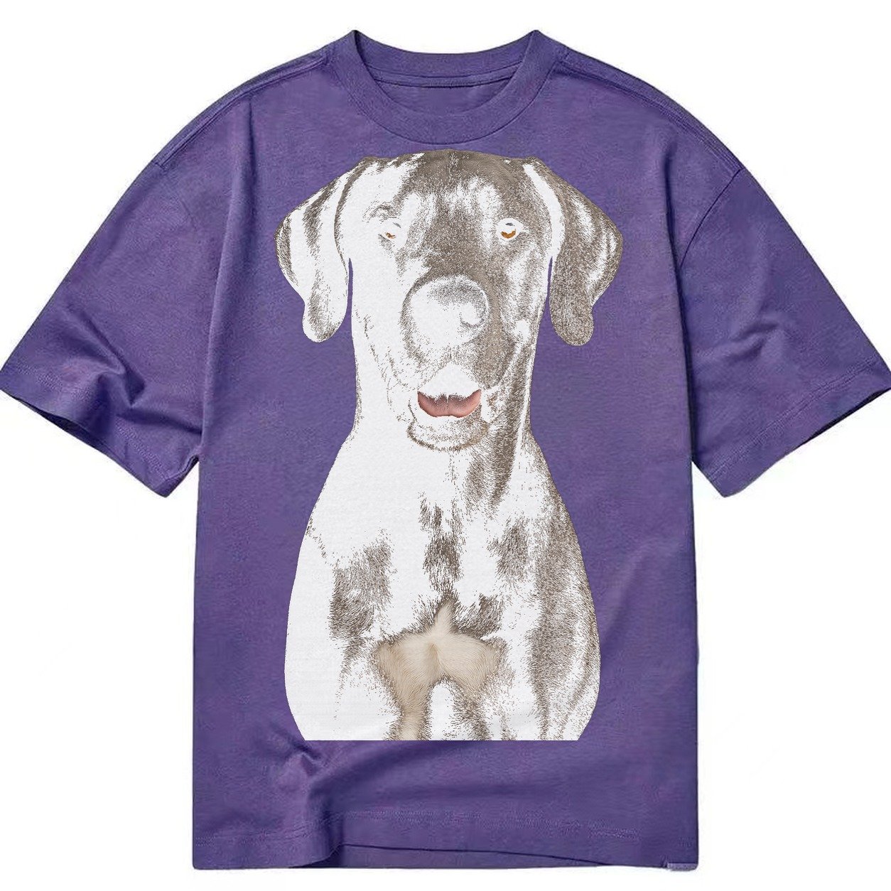 Great Dane Gentle Giant Noble Heart Classic T-shirt – Purple