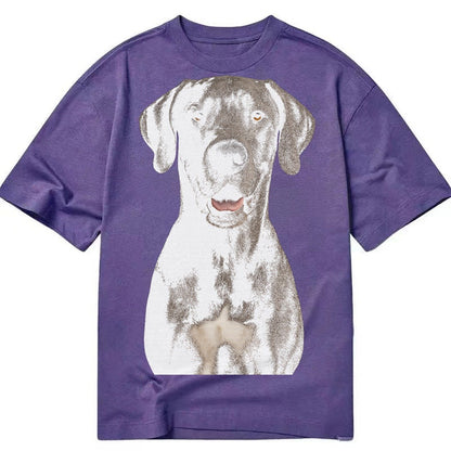Great Dane Gentle Giant Noble Heart Classic T-shirt – Purple
