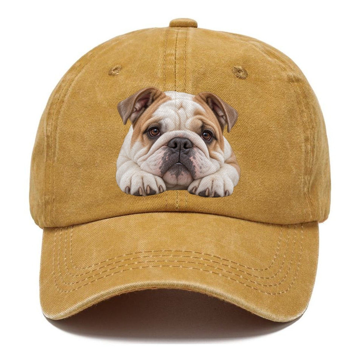 Bulldog Paw Pillow Character Club Classic Cap – Golden Harvest