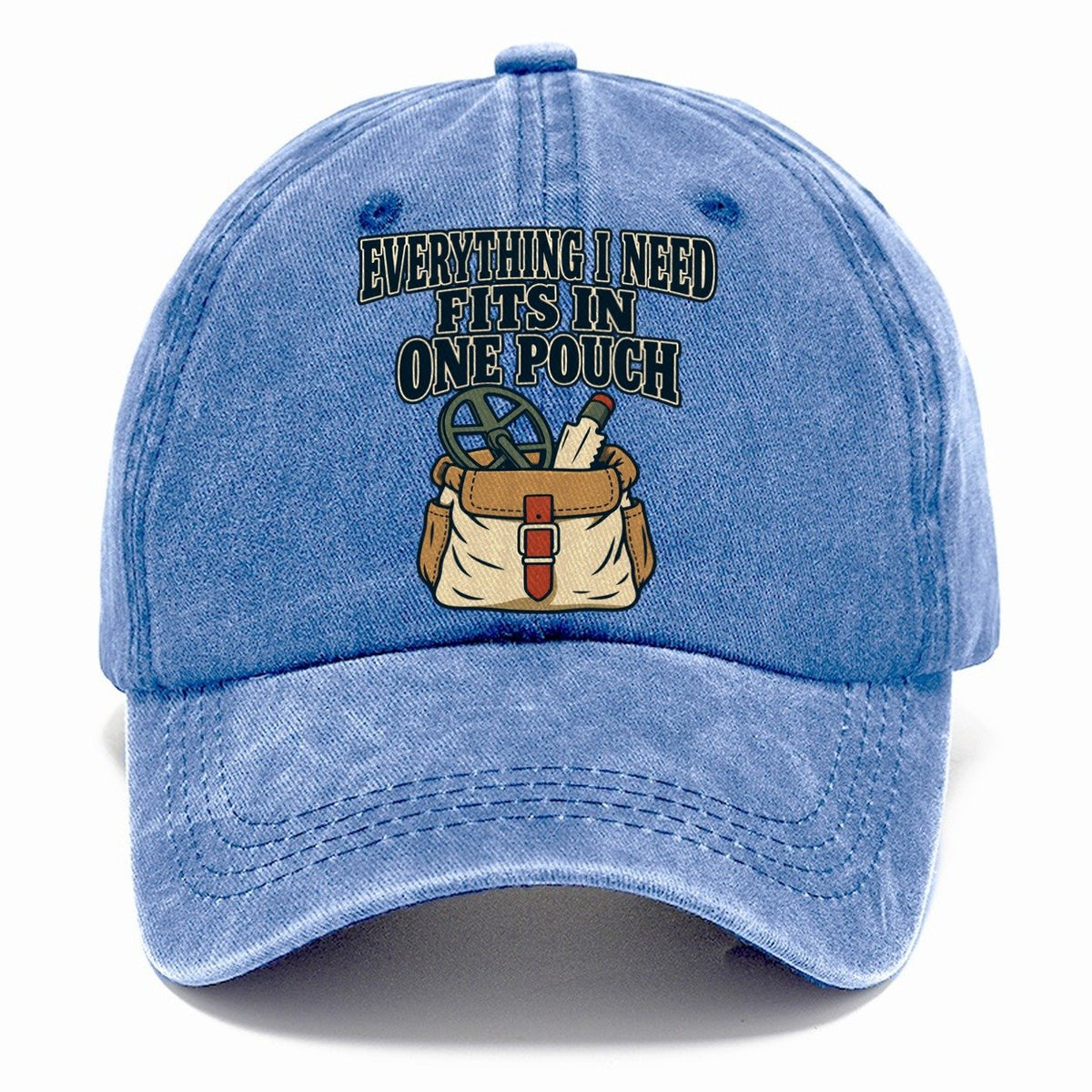 Everything In One Pouch Treasure Hunting Classic Cap – Summer Sky