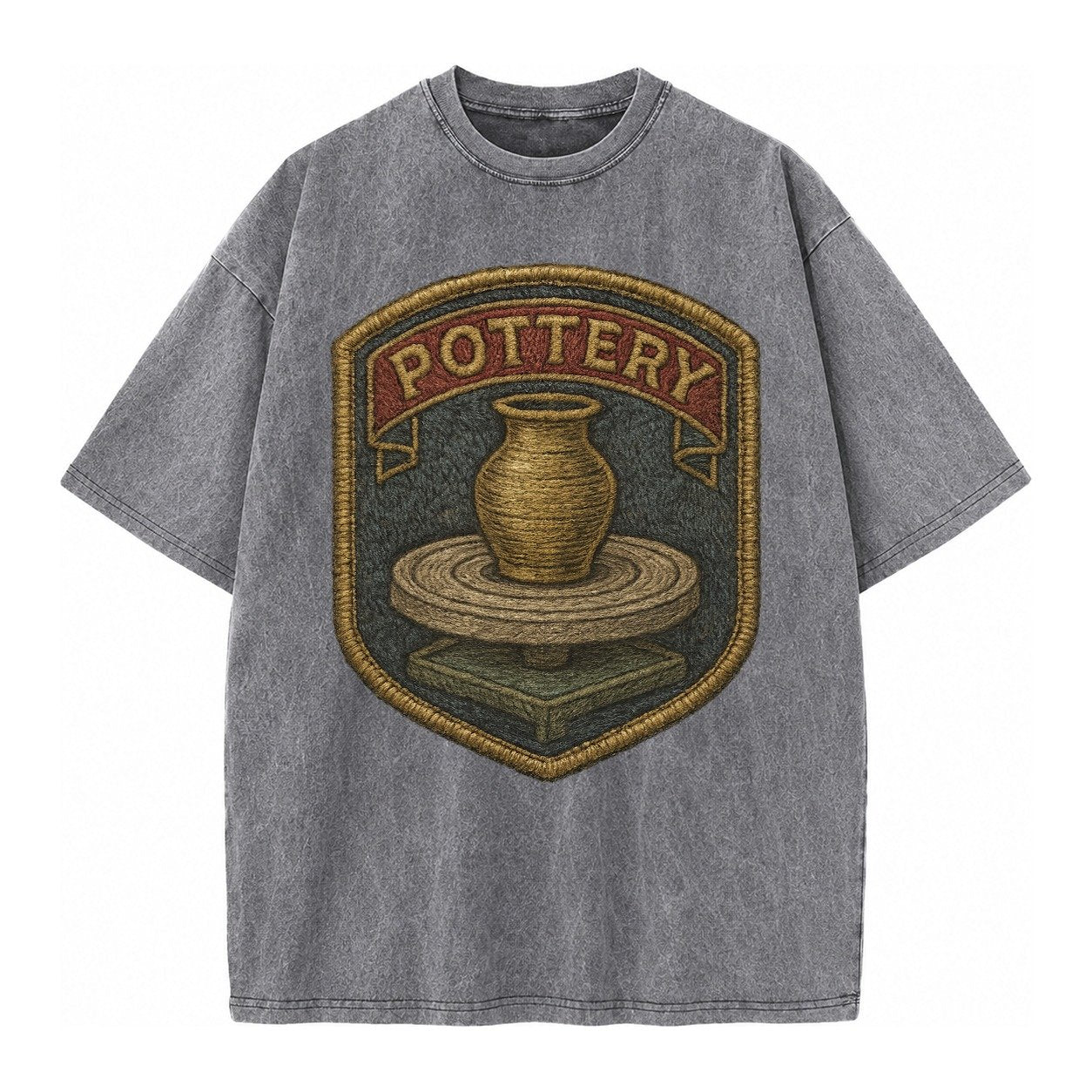 Pottery Wheel Vintage T-shirt – Grey