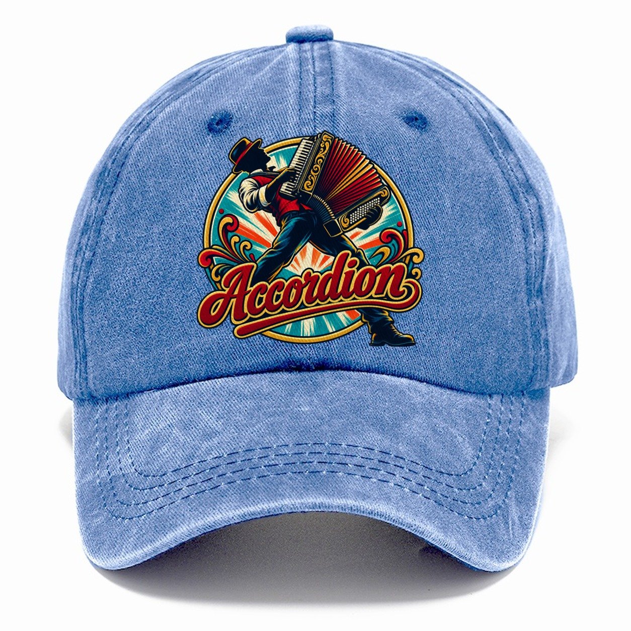 Accordion Crest Music Instruments Classic Cap – Summer Sky