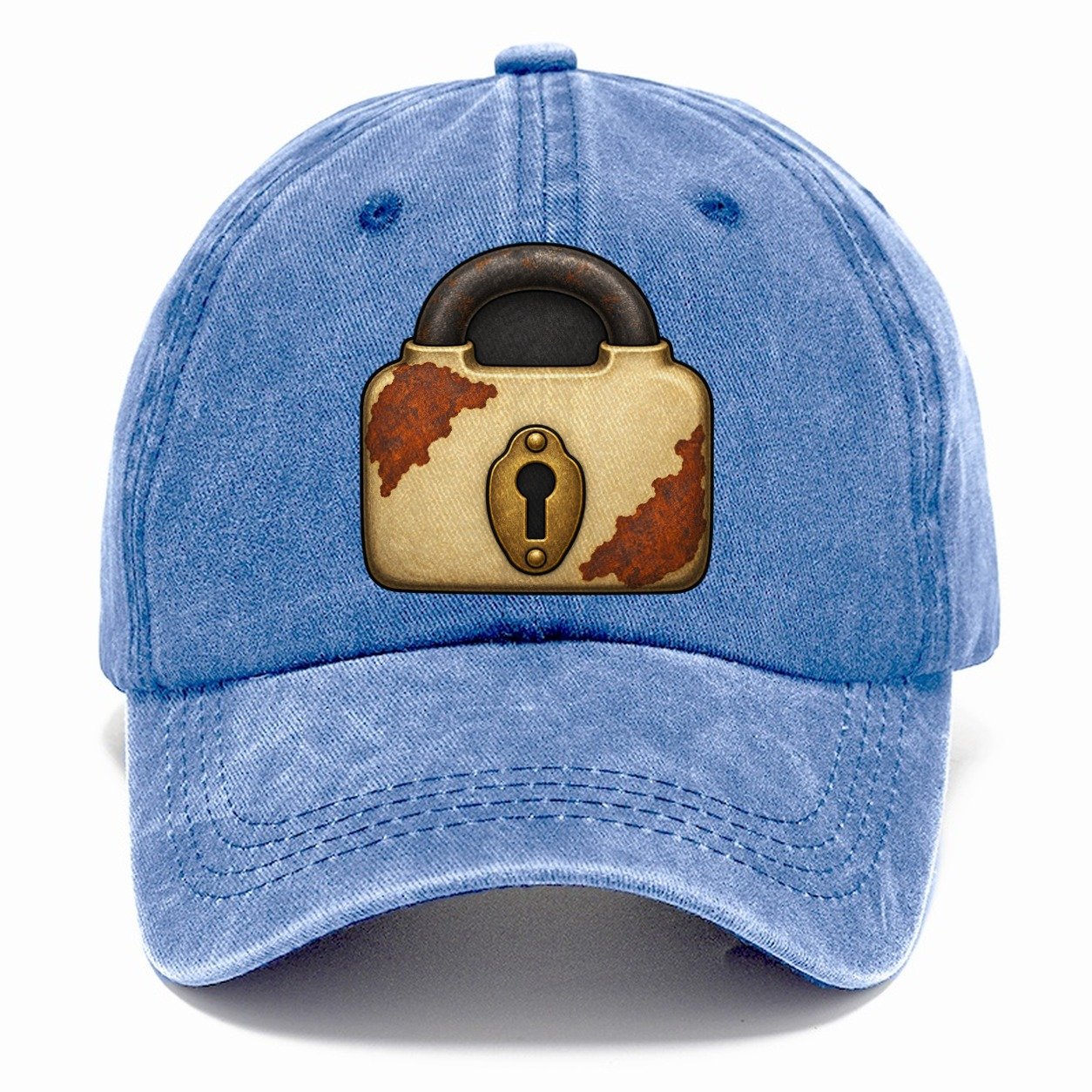 The Old Padlock Treasure Hunting Classic Cap – Summer Sky