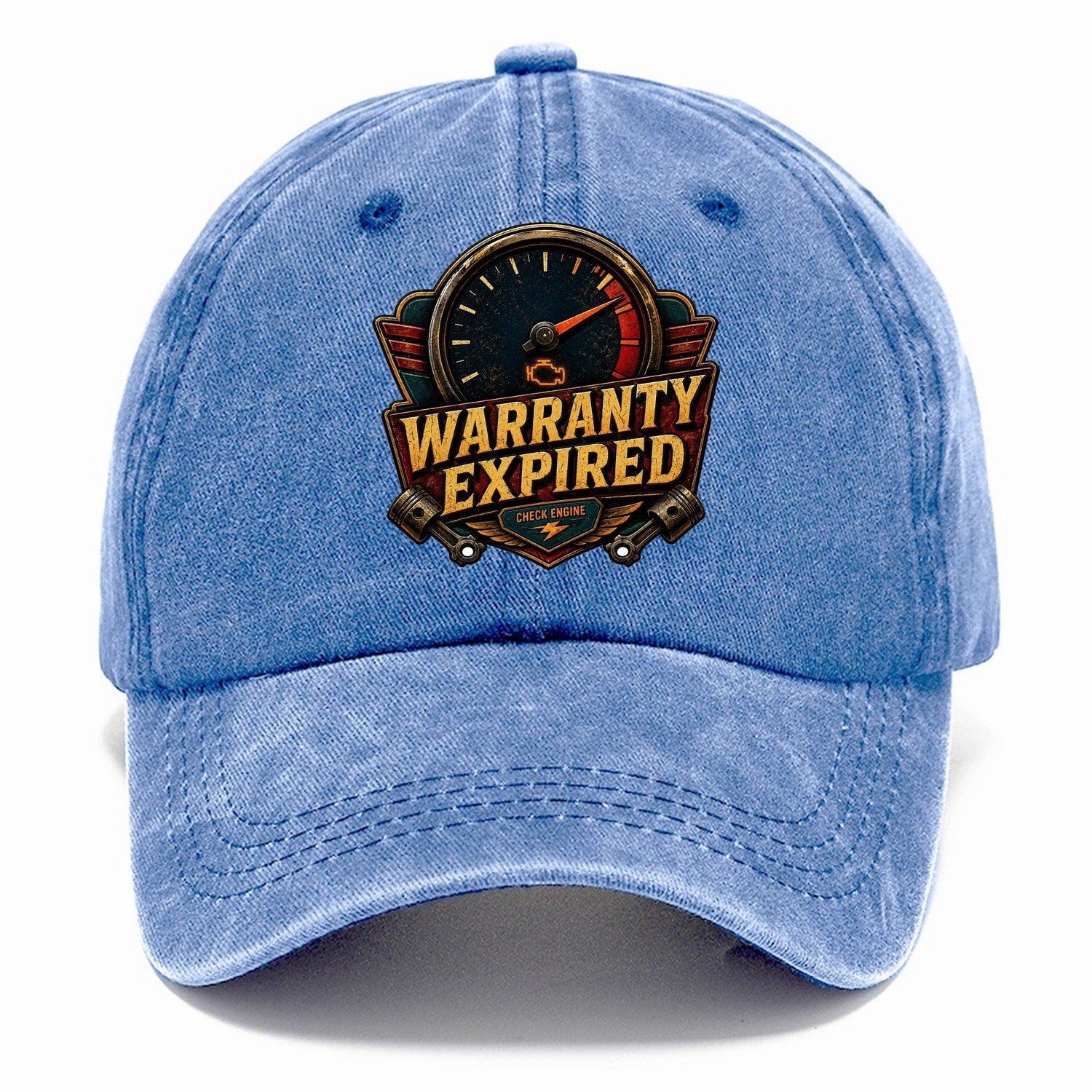 Warranty Expired Check Engine Classic Cap – Summer Sky