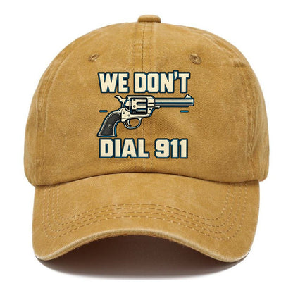 Technical Grid We Don't Dial 911 Classic Cap – Golden Harvest