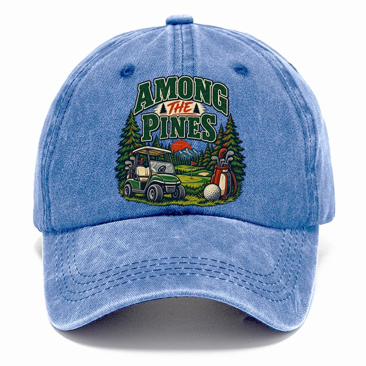 Among The Pines Golf Life Classic Cap – Summer Sky
