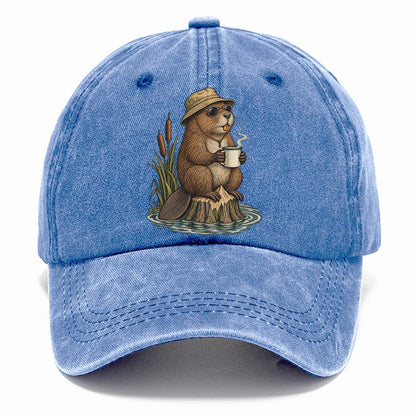 Beaver Lunch Shift Slow Camp Club Classic Cap – Summer Sky