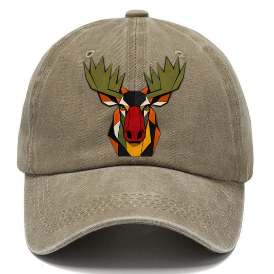 Moose Antler Head Classic Cap – Warm Sand