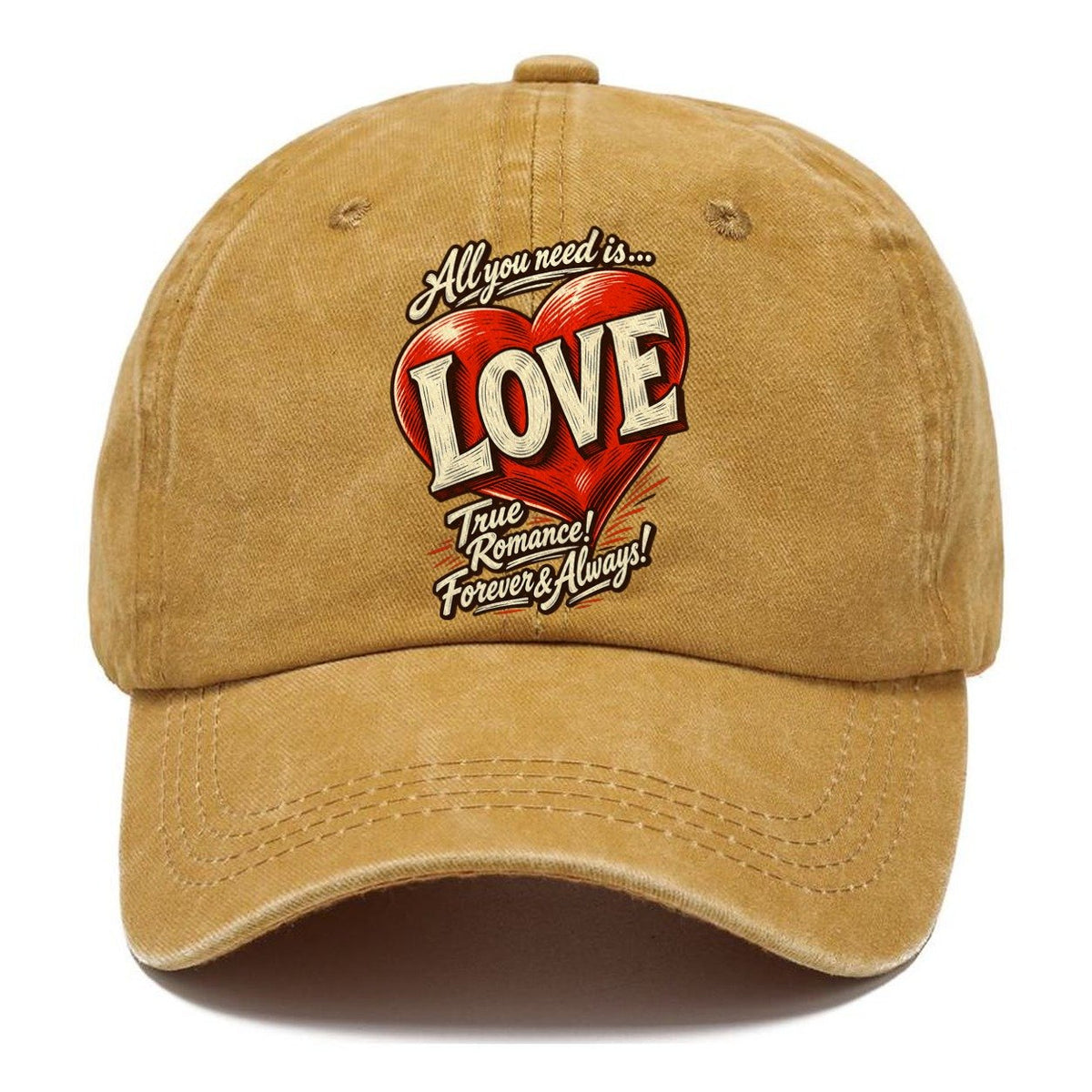 All You Need Is Love Heart Classic Cap – Golden Harvest