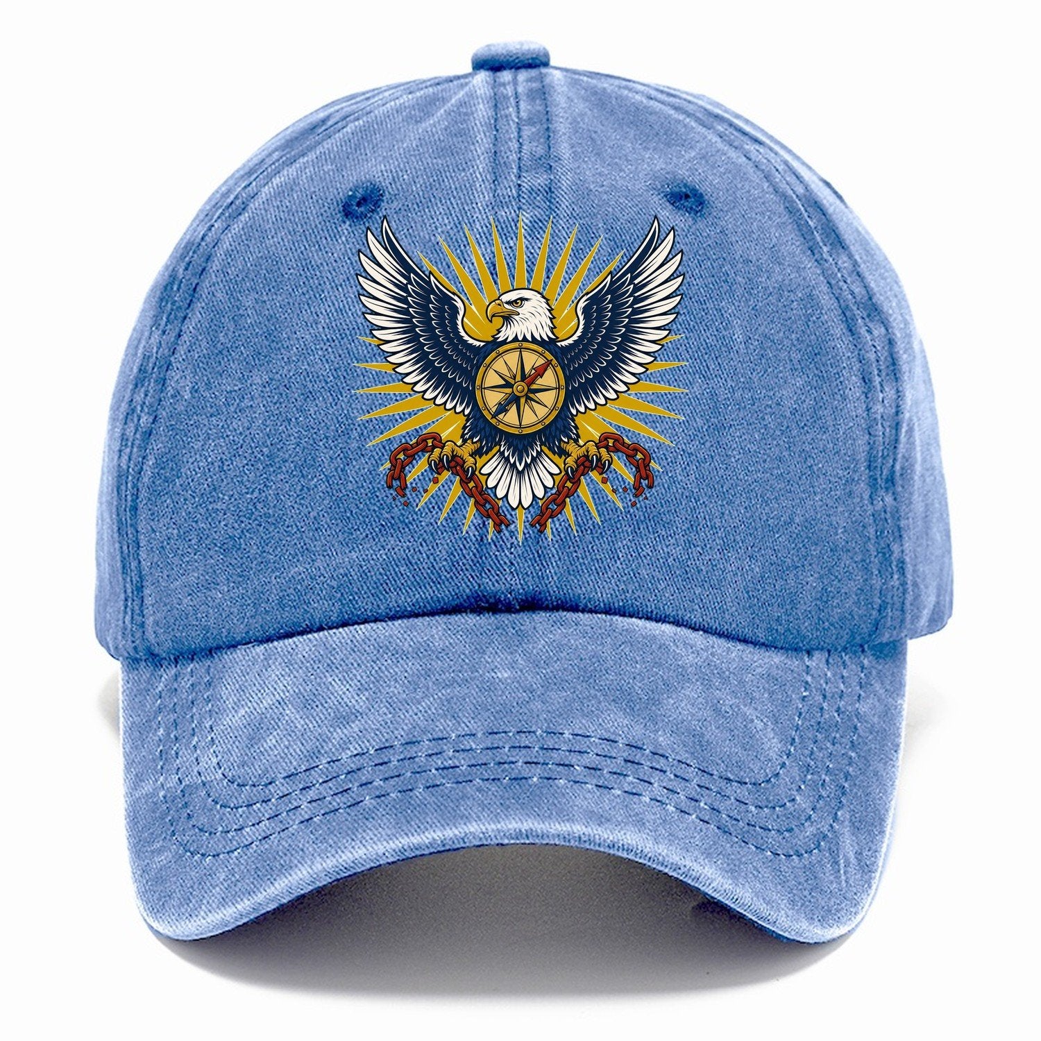 Eagle Chains Sunburst Classic Cap – Summer Sky