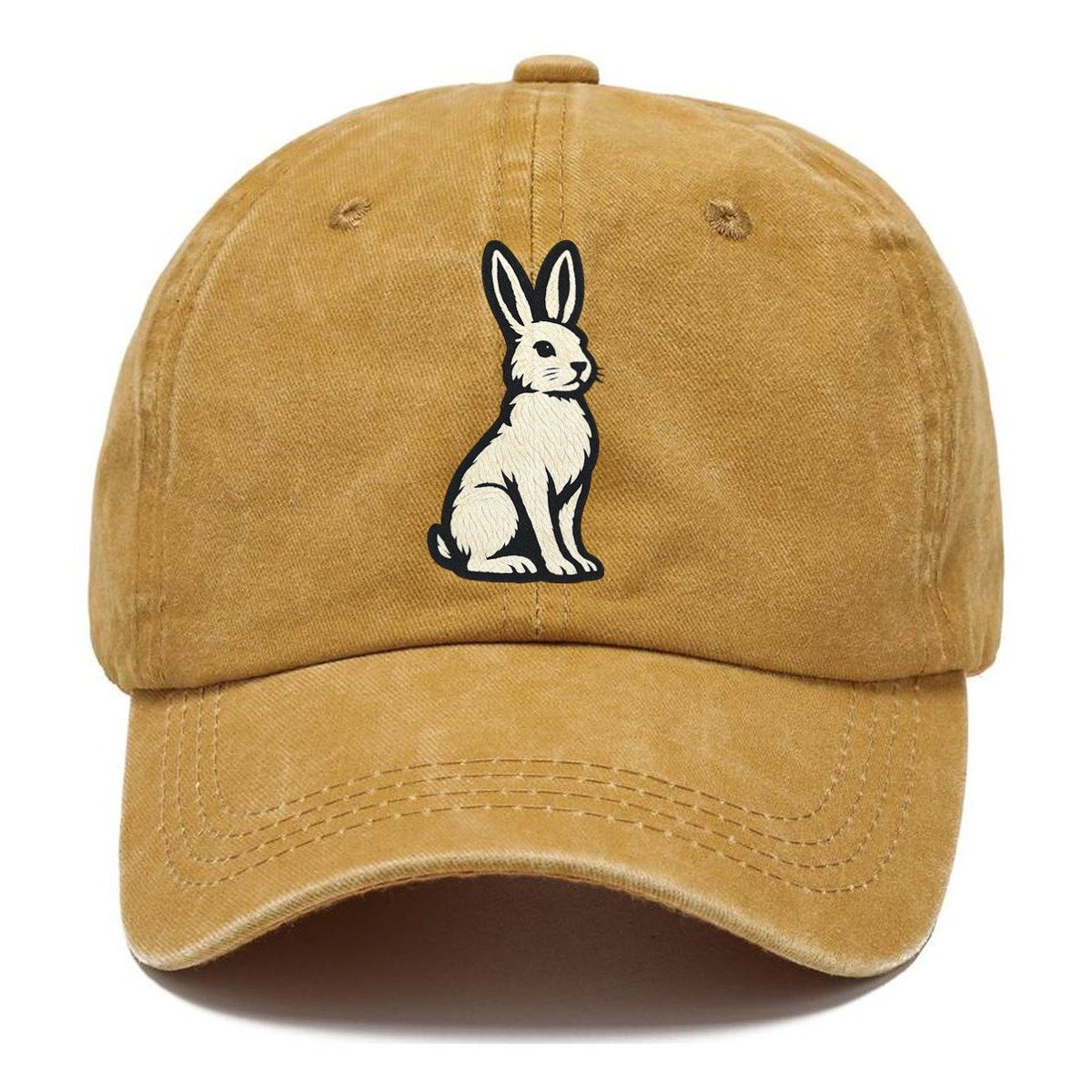 Cream Rabbit Profile Classic Cap – Golden Harvest