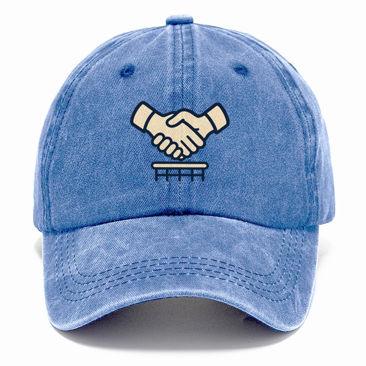 Post Match Handshake Tennis Match Rituals Classic Cap – Summer Sky