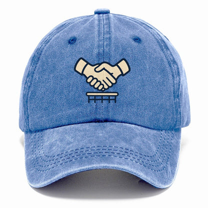 Post Match Handshake Tennis Match Rituals Classic Cap – Summer Sky