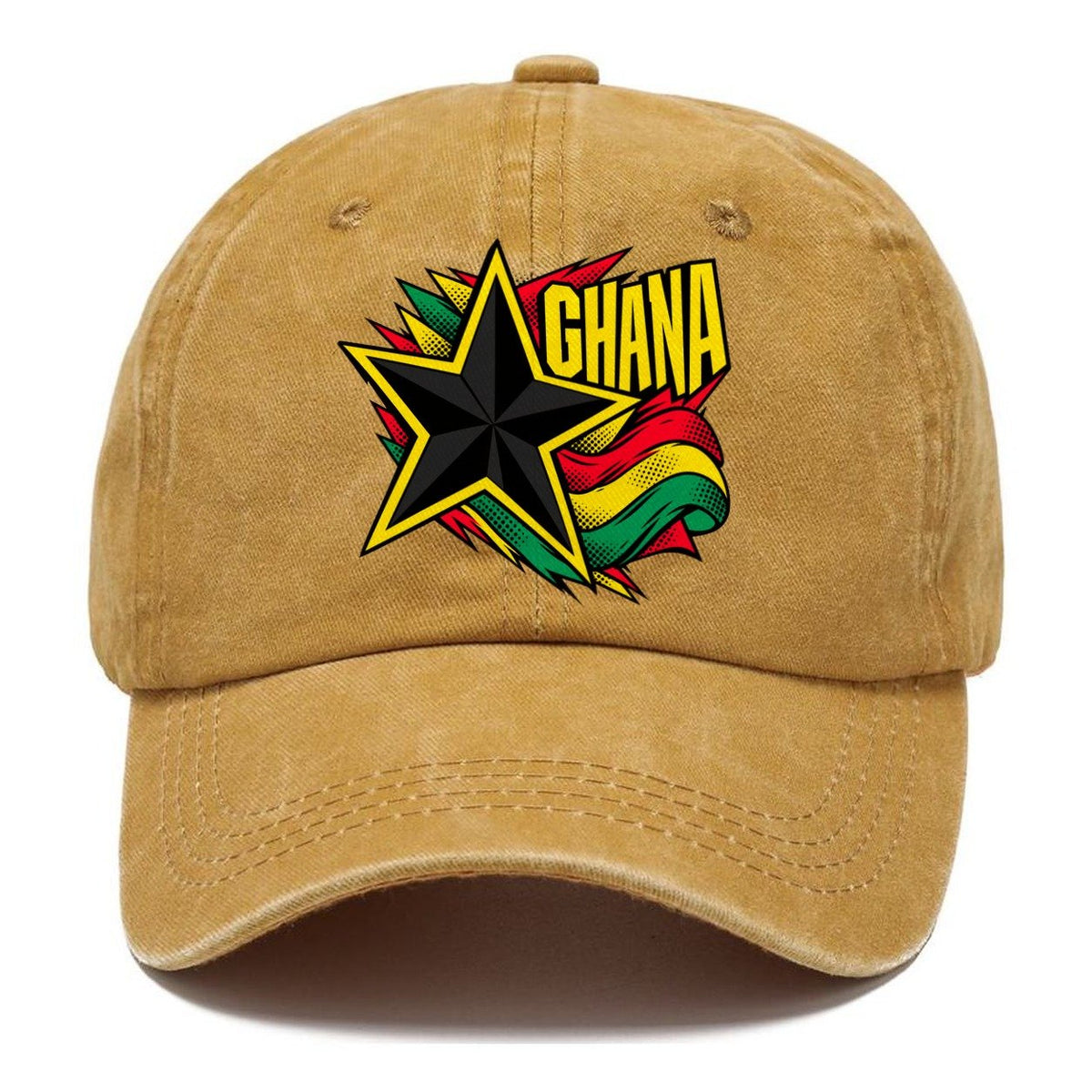 Ghana Black Star Classic Cap – Golden Harvest