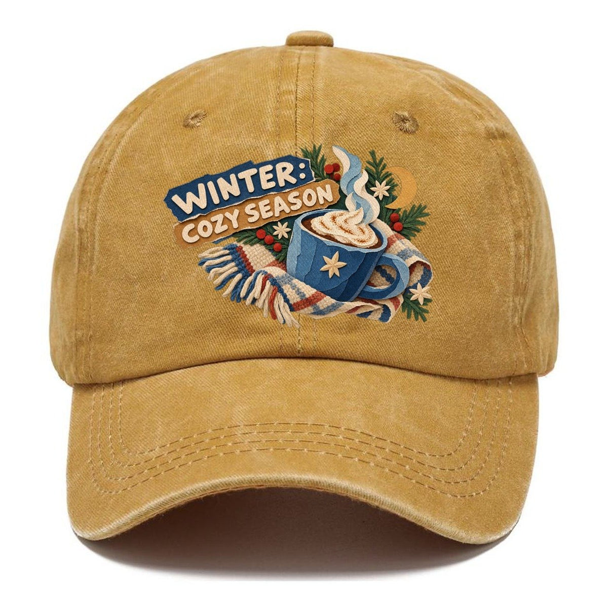 Winter Cozy Season Cocoa Cup Classic Cap – Golden Harvest