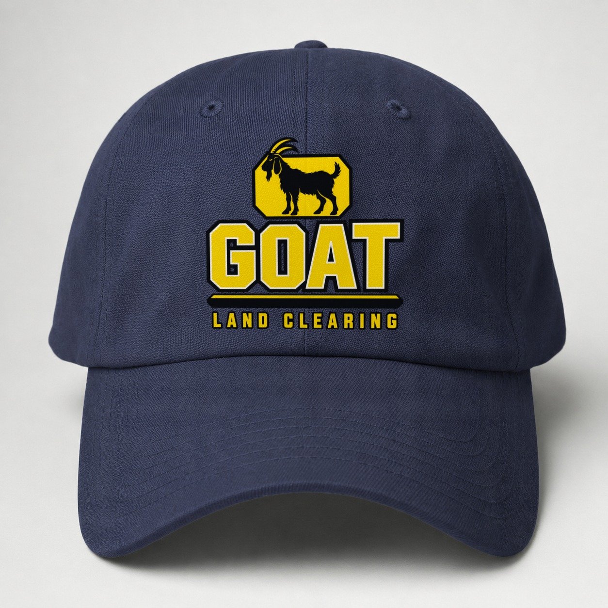 Goat Land Clearing Heavy Duty Baseball Cap – Twilight Navy