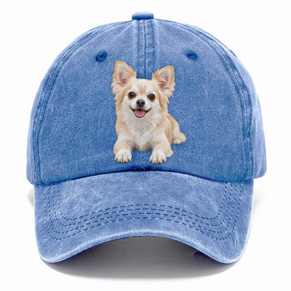 Chihuahua Lying Down Top Breeds Classic Cap – Summer Sky