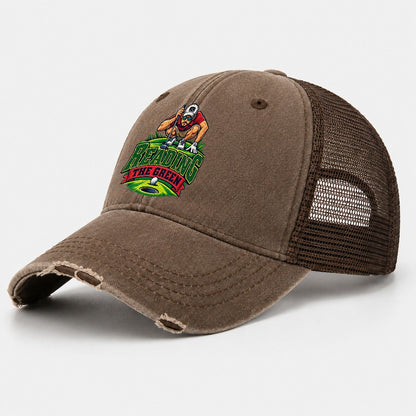 Reading The Green Golf Life Washed Trucker Hat – Coffee