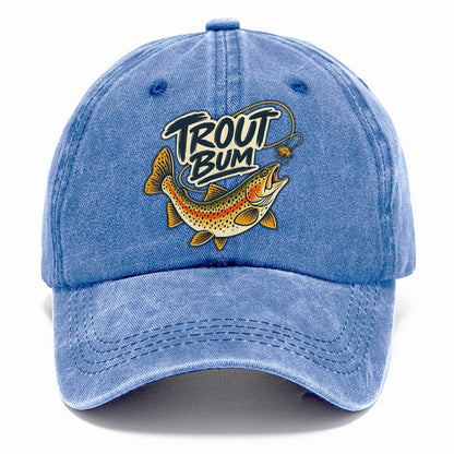 Trout Bum Fishing Elegant Classic Cap – Summer Sky