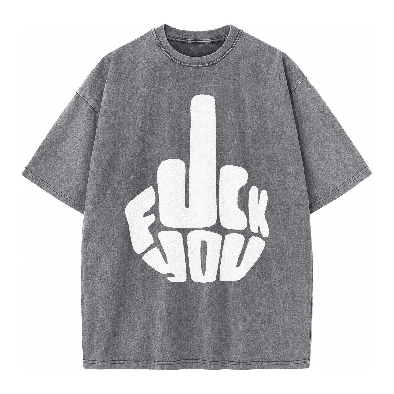 Fuck You Vintage T-shirt – Grey