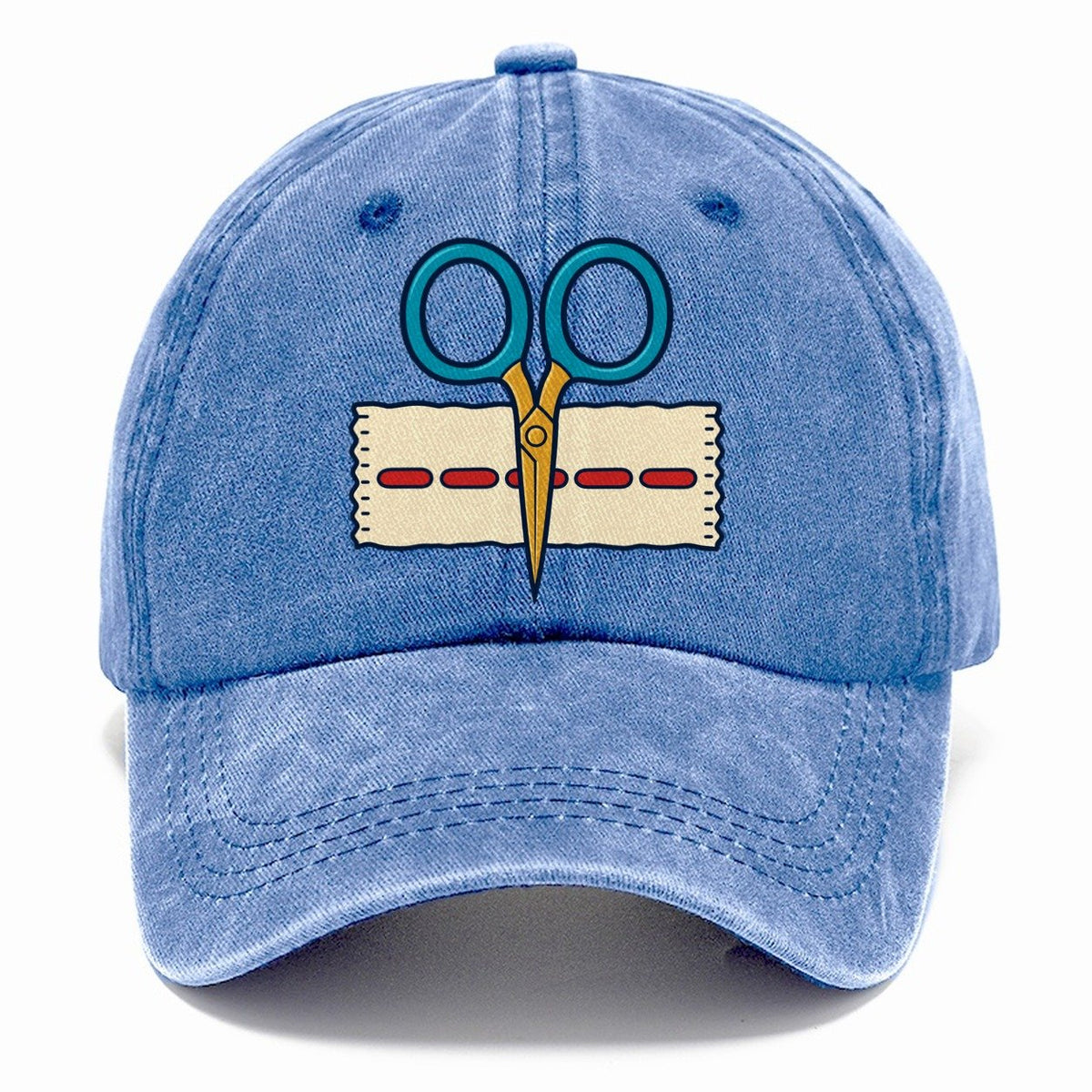 Scissors Study And Needlework Classic Cap – Summer Sky