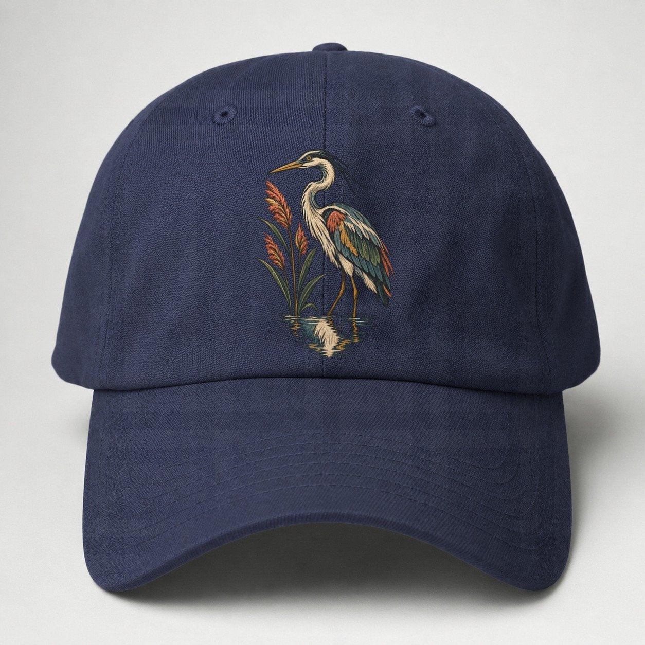 Heron Reed Mirror Gentle Wild Baseball Cap – Twilight Navy