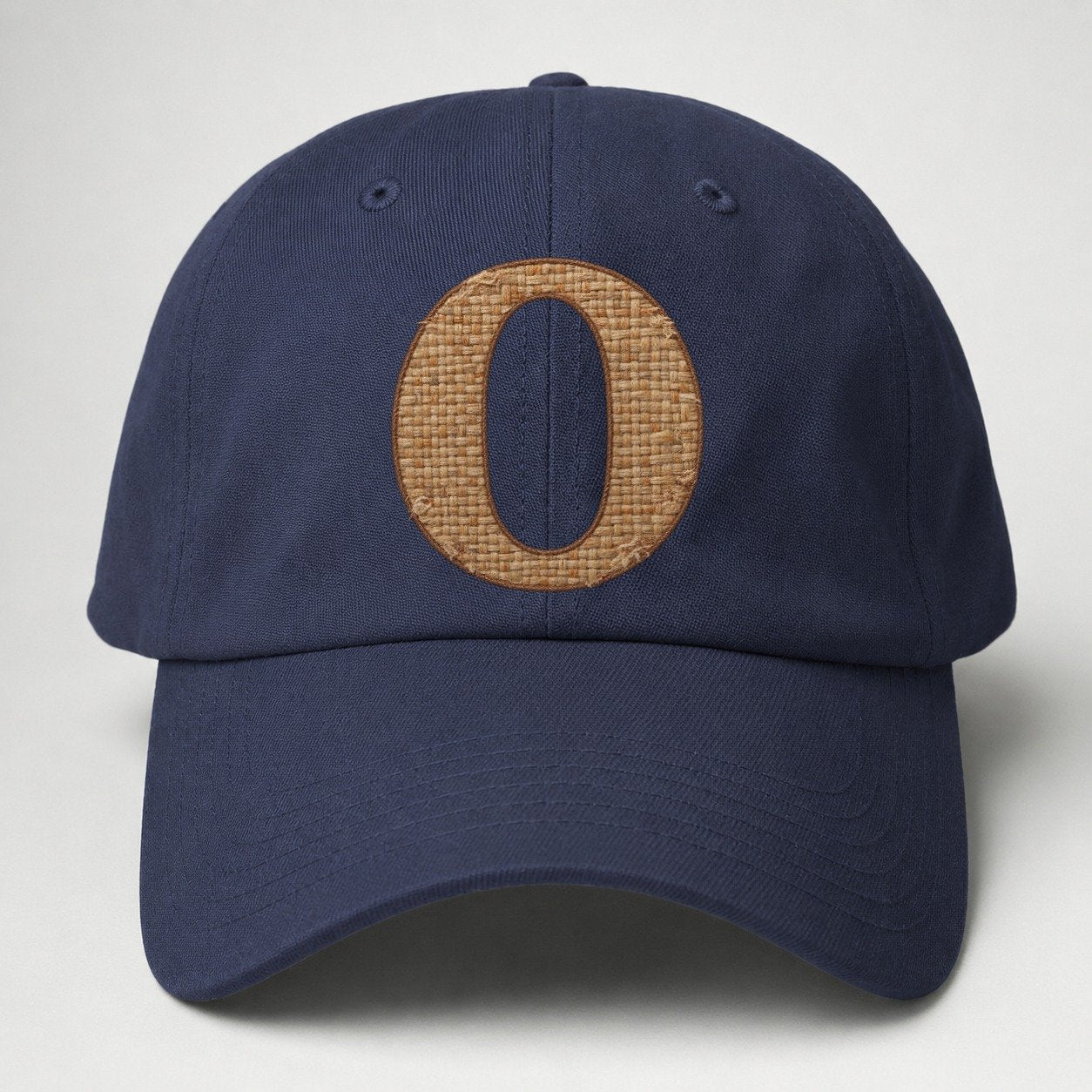 Woven Tweed O Monogram Baseball Cap – Twilight Navy